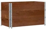vidaXL Pflanzkasten Braun 100x50 cm Massivholz Kiefer