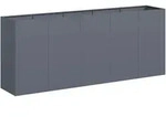vidaXL Pflanzk&uuml;bel Anthrazit 200x40x80 cm Kaltgewalzter Stahl