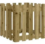 vidaXL Pflanzk&uuml;bel Latten-Design 50x50x50 cm Kiefernholz Impr&auml;gniert