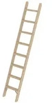 PROREGAL Stufen-Anlegeleiter Holz ohne Traverse 8 Stufen