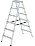 PROREGAL ML Stufen-Stehleiter beidseitig begehbar 2x6 Stufen