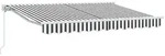vidaXL Markisenrahmen Anthrazit und Wei&szlig; 350 x 200 cm