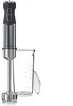 Arendo Edelstahl Stabmixer mit Messbecher Handmixer - P&uuml;rierstab - stufenlose