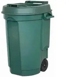 EDA Fahrbarer Abfallbeh&auml;lter 110L