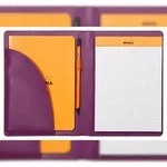 Rhodiarama Mappe f&uuml;r Block oder Notizheft A5, N&deg;16 17,5x23,5 cm - Violett 216006C