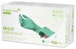 Medi-Inn Classic 100 Handschuhe, Nitril puderfrei "Green Plus" gr&uuml;n Gr&ouml;&szlig;e XL