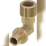 TECEflex Winkel&uuml;bergangsnippel Rotguss d= 25mmx1 AG
