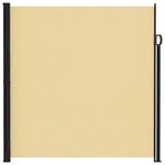 vidaXL Ausziehbares Seitenmarkise Sand 600 x 180 cm Polyester