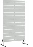 vidaXL Sichtschutz Grau 100 x 50 x 180 cm Stahl