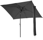 SVITA Sonnenschirm Set 3x2m Balkonschirm rechteckig mit Sonnenschutz Matt