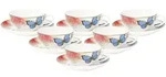 Villeroy & Boch Amazonia Teetasse mit Untertasse 140 ml 6er Set