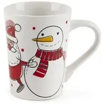 Excelsa Set Von 4 Tassen Snowman Porzellan 38 Cl Bunt
