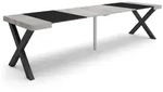 SKRAUT HOME Ausziehbarer Konsolentisch, 302x90x73cm, F&uuml;r 14 Personen,...