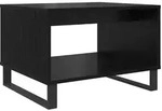 vidaXL Couchtisch Schwarz Eichen-Optik 60 x 50 x 40 cm Holzwerkstoff