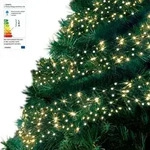 LED Cluster-Lichterkette 10,5m B&uuml;schellichterkette Weihnachtsbeleuchtung Balkon