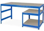 BRB Packtisch / Werkbank, BxTxH 1500x600x900 mm, Unterbau BxTxH 600x600x515 mm,...