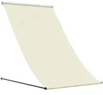 vidaXL Markise Einziehbar Creme 100x150 cm Stoff und Stahl