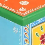 vidaXL Nachttisch Handbemalt 40x30x60 cm Mango Massivholz