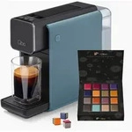 Tchibo Qbo ONE Premium Kapselmaschine inkl. 16 Qbo Kaffeekapseln, Misty Blue