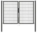 Alberts 648442 Doppeltor Flexo mit Zubeh&ouml;r, anthrazit, Breite 200 cm, H&ouml;he 140 cm