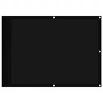 vidaXL Balkon-Sichtschutz Schwarz 75x700 cm 100 % Polyester-Oxford