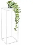 DanDiBo Blumenhocker Metall Wei&szlig; Eckig 60 cm Blumenst&auml;nder Beistelltisch...
