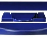 Exacompta 123104D 10x Briefablage Ecotray, Office - Nachtblau