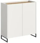 Ebuy24 Drive Schuhschrank 2 T&uuml;ren wei&szlig;.