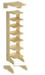 Erst-Holz 90.80-00 Schuhregal Schuhst&auml;nder Holz Kiefer massiv Stiefelform