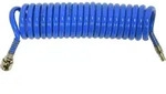 TRIZERATOP Spiralschlauch PU 8 mm x 12 mm x 5 m mit Schnellkupplungen