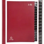 Exacompta 57035E 6x Pultordner Ordnungsmappe mit 32 F&auml;chern aus...
