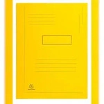 Exacompta 445009E 50x Aktenmappe mit Beschriftungsfeld und 2 Klappen aus