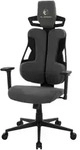 ML-Design Gaming Stuhl Stoff Grau, Ergonomischer B&uuml;rostuhl, 3D Armlehne, Kopf-...
