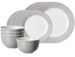 Ritzenhoff & Breker DOPPIO Basic-Set 12-teilig - Grau