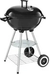 TecTake GmbH tectake Kugelgrill mit 2 R&auml;dern, abnehmbare Ascheschale,...