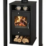 EEK A+ Kaminofen Victoria Deluxe schwarz 9.6 kW