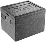 thermohauser EPP-Thermobox GN 1/2 schwarz, mit Deckel, 19 L