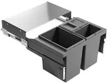 Hailo Abfallsammler 3610961 CS Slide Cargo-Soft Short 2x 10 + 20 Liter...