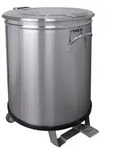 Saro M&uuml;lleimer 95 L mit Fu&szlig;pedal und Softclosedeckel Modell MPS 95