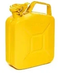 BW&reg; Kraftstoffkanister Metall Benzinkanister 5 Liter - Gelb - RAL 1018 -