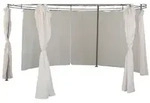 Lex Seitenteil Pavillon rund ⌀3,5m wasserdicht Gartenpavillon Seitenwand