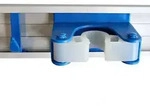 Besenhalter ECO TRIO, silber, Gr. L&auml;nge 48 cm