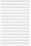 vidaXL Doppelrollo Wei&szlig; 145x230 cm Stoffbreite 140,9 cm Polyester