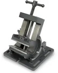 EBERTH Maschinenschraubstock 100 mm, Spannweite 105 mm, 90&deg; kippbar, aus...