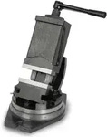 EBERTH QHK Maschinenschraubstock 100 mm, Spannweite 80 mm, 0&ndash;90&deg; kippbar &...