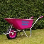 Baumarktplus Schubkarre Proseccokutsche PP 100 L 250 kg Gartenschubkarre Schiebkarre