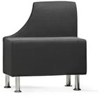 ROCADA 1803BBK-4 Be Soft rechtes Modul Sofa 73,8x66x77 cm, schwarz