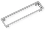 BACHMANN POWER FRAME Einbaurahmen Medium 4-fach, silberfarben
