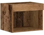 vidaXL TV-Schr&auml;nk Wandmontiert Altholz 40 x 30 x 30 cm Holzwerkstoff