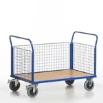 Rollcart Gitter-Dreirandwagen 02-6097, Ladefl&auml;che 1000x680mm, Tragkraft: 600 kg,